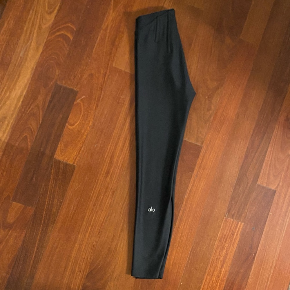 Alo - Airlift High-Waist 7/8 Corset Legging - Black - XXS